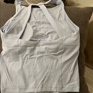 Athleta Light Blue Racerback Tank Top